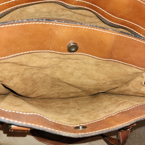 Patricia Nash Folklore Artisan Lapila Tote, Large Brown Tooled Leather bag. - Picture 6 of 11